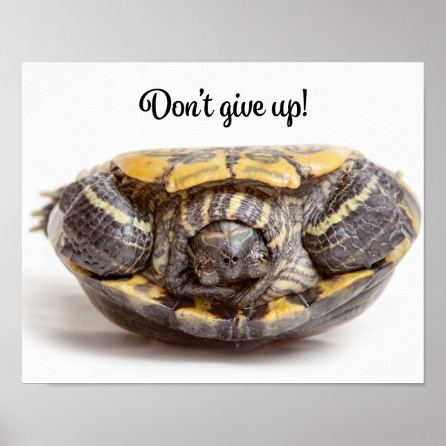 Affiche N'abandonnez pas les encouragements envers la tort (Devant)