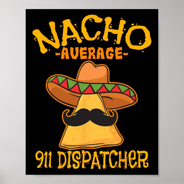 Affiche Nacho Appel 911 Dispatcher Mexicain Messager Cin (Devant)