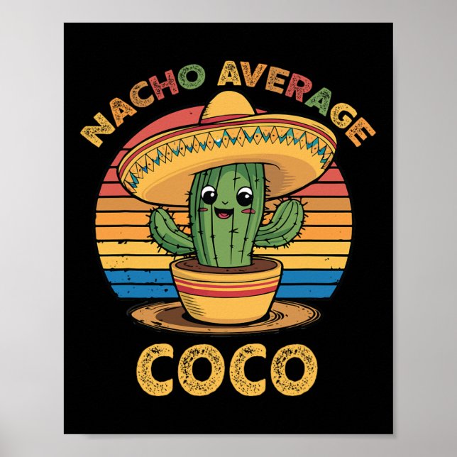 Affiche Nacho Average Coco appariement mexicain Cinco De M (Devant)