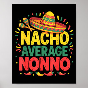 Affiche Nacho Average Nonno Cinco De Mayo Fête des Pères