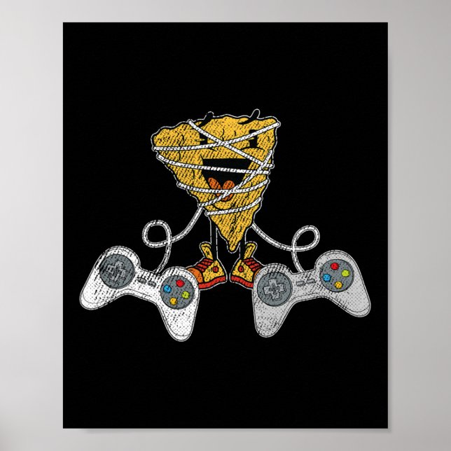Affiche Nacho Gaming Cinco De Mayo Funny Video-game Contro (Devant)