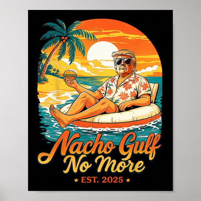 Affiche Nacho Golf Fini Golfe Des États-Unis Ét 2025  (Devant)