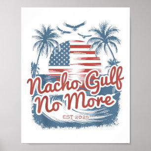 Affiche Nacho Golfe Plus Trump Été 90s Plage _1