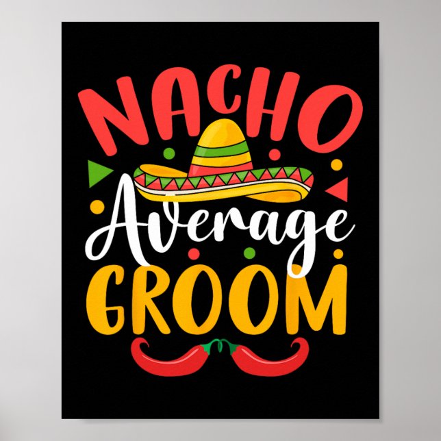 Affiche Nacho Groom Moyen Cinco De Mayo Famille Mexicaine  (Devant)