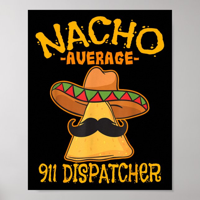Affiche Nacho Moyenne 911 Dispatcher Mexicaine Messenger C (Devant)