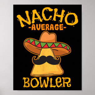 Affiche Nacho Moyenne Bowler Mexicaine Cinco De Mayo