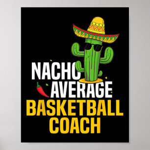 Affiche Nacho Moyenne Bysketbyll Coach Cinco De Mayo Mexiq