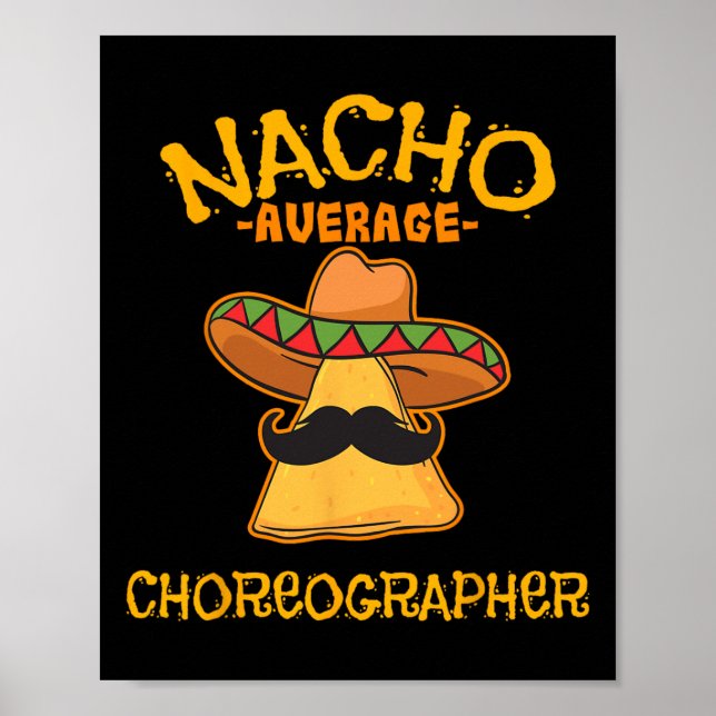 Affiche Nacho Moyenne Chorégraphe Cinco De Mayo Danser (Devant)