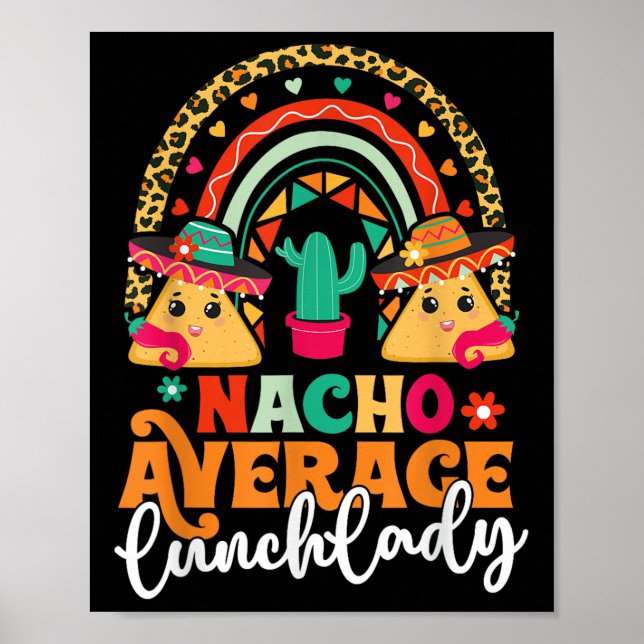 Affiche Nacho Moyenne Déjeuner Lady Cinco De Mayo Mexico F (Devant)