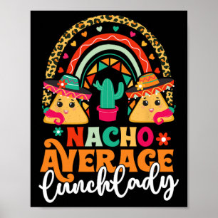 Affiche Nacho Moyenne Déjeuner Lady Cinco De Mayo Mexico F
