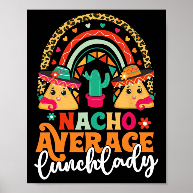Affiche Nacho Moyenne Déjeuner Lady Cinco De Mayo Mexico F (Devant)