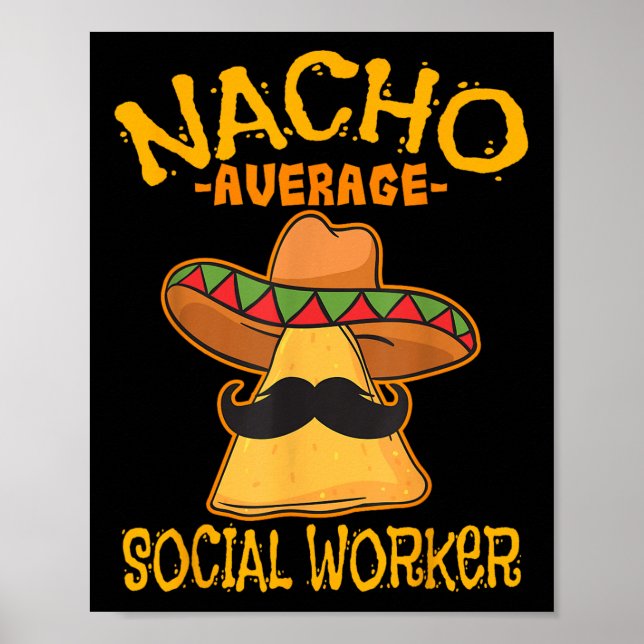 Affiche Nacho Moyenne des travailleurs sociaux Cin d'aide  (Devant)