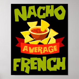 Affiche Nacho moyenne drôle de nom de famille d'anniversai