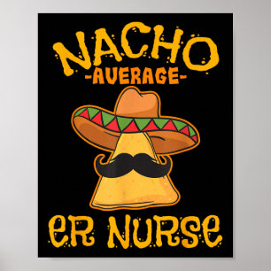 Affiche Nacho Moyenne Er Infirmière Cinco De Mayo Fiesta E