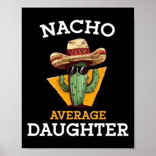 Affiche Nacho Moyenne Fille Mexicaine Famille Correspondan