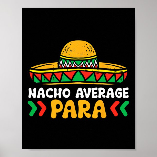 Affiche Nacho Moyenne Para Cinco De Mayo Plaque mexicaine  (Devant)