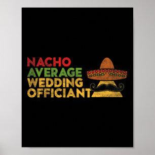 Affiche Nacho Officier Mariage Moyen Mexicain Cinco De M