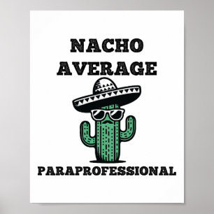Affiche Nacho Paraprofessionnel Moyen Mexicain Cinco De Ma