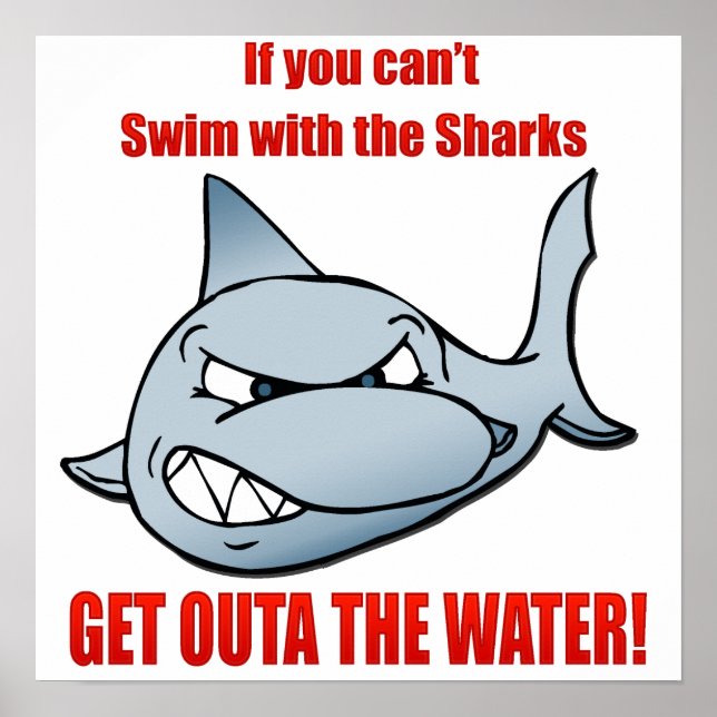 Affiche Nager avec les requins (Devant)