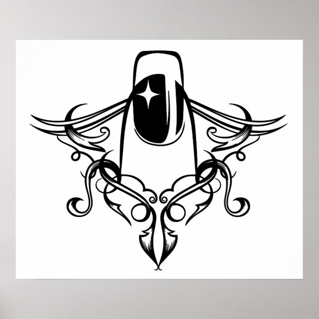 Affiche Nail Polish Art is Classy (Devant)