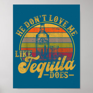 Affiche N'aime-t-il pas Tequila Boire Mexicain