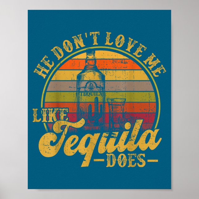 Affiche N'aime-t-il pas Tequila Boire Mexicain (Devant)