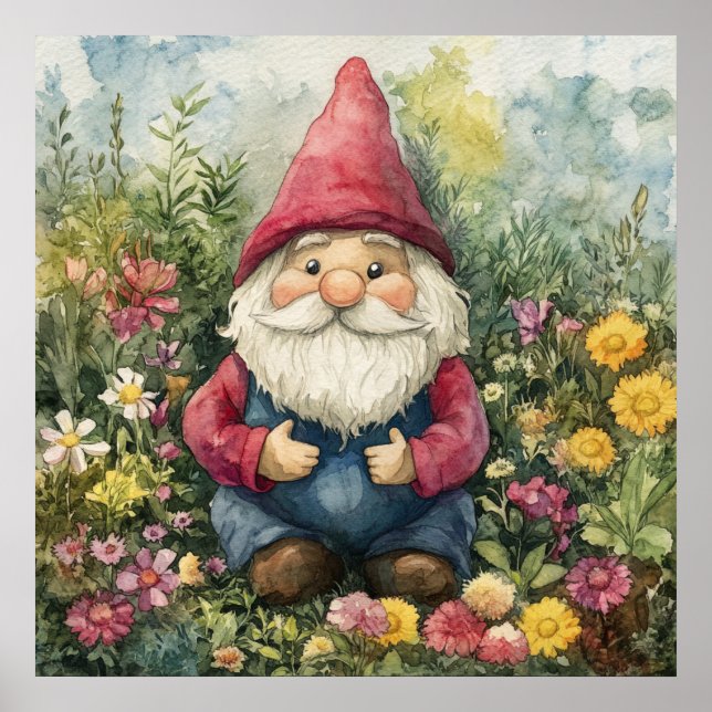 Affiche Nain de jardin (Devant)
