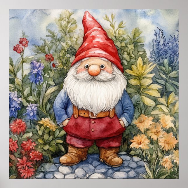 Affiche Nain de jardin (Devant)