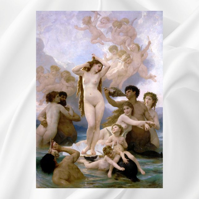 Affiche Naissance de Vénus par William-Adolphe Bouguereau (Créateur téléchargé)