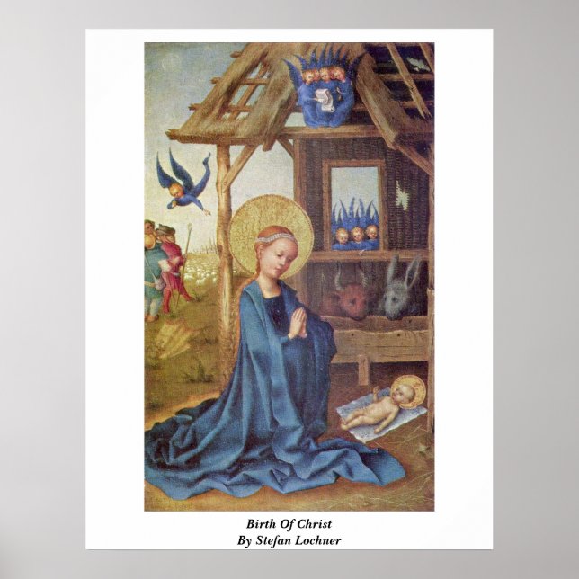 Affiche Naissance Du Christ Par Stefan Lochner (Devant)