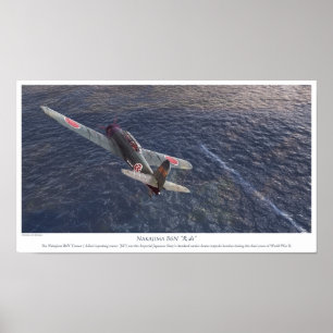Affiche Nakajima B6N Tenzan