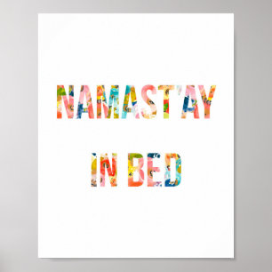 Affiche Namastay Dans Le Lit, Namaste Dans Le Lit, Citer D