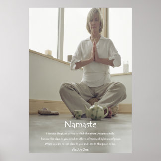 Affiche Namaste
