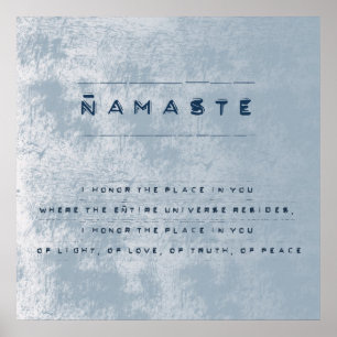 Affiche Namaste