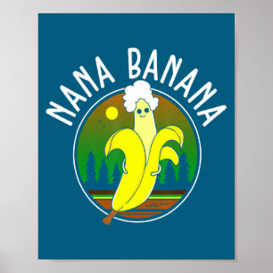 Affiche Nana banane drôle