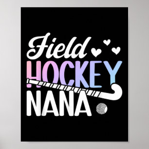 Affiche Nana de hockey sur gazon d'un joueur de hockey sur