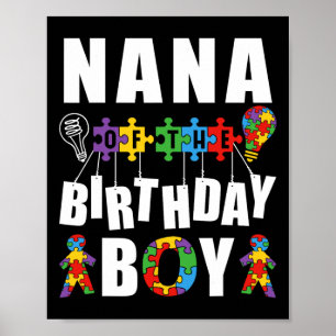 Affiche Nana De L'Anniversaire Sensibilisation sur l'autis