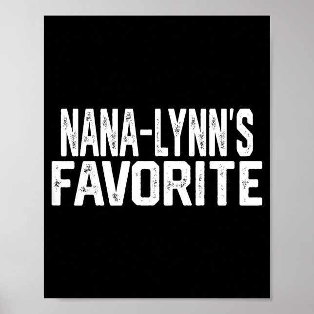 Affiche Nana-lynn’s Favorite Funny Grandparent Granhild Vi (Devant)