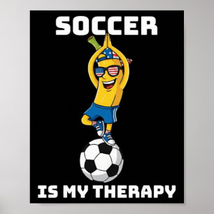 Affiche Nana Patriotique Usa Faisant Du Yoga Le Football E