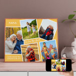Affiche Nana Vous êtes le meilleur 5 Collage photo grand-p<br><div class="desc">Poster joyeux NANA avec vos photos, noms et texte personnalisés. Ce collage photo personnalisé comprend 5 de vos photos préférées, encadrées de bordures blanches et dressées contre un arrière - plan jaune ensoleillé. Le modèle est configuré pour que vous puissiez ajouter vos photos ainsi que votre nom, qui est écrit...</div>