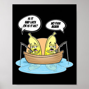 Affiche Nanas Pêcheur C'Est La Chance Pour Nous