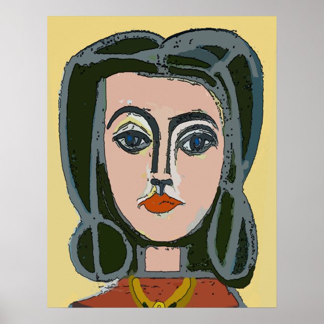 Affiche Nancy 5 in Abstract (Devant)