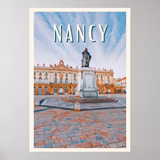 Affiche Nancy Photo Vintage (Devant)