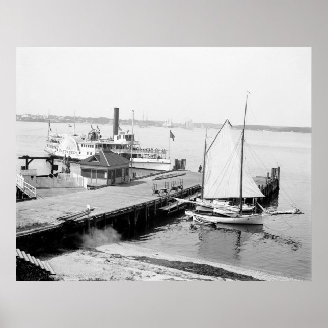Affiche Nantasket à Manhasset, 1904 (Devant)