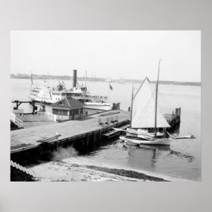 Affiche Nantasket chez Manhasset, 1904