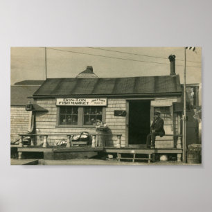 Affiche Nantucket Bon-Ton Marché aux Poissons