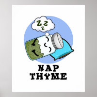 Nap Thyme Funky Sleeping Herb Pun