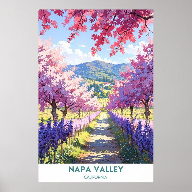 Affiche Napa Valley, Californie (Devant)