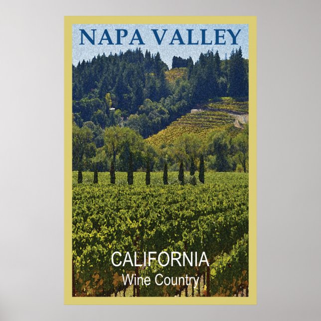 Affiche Napa Valley Wine Country (Devant)