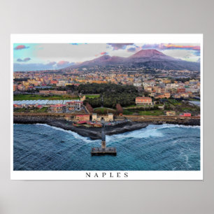 Affiche Naples Italie
